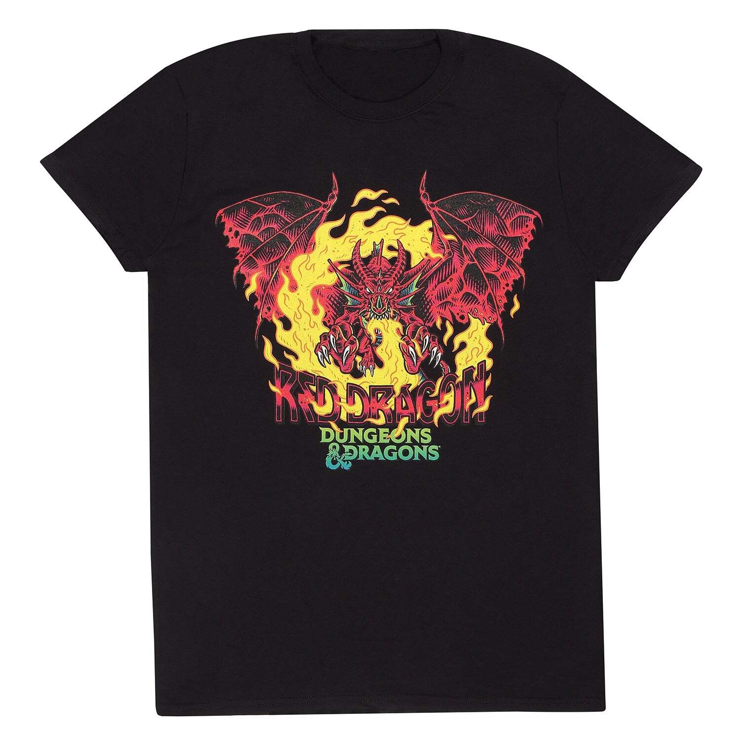 Dungeons And Dragons Red Dragon Colour Pop T-Shirt L