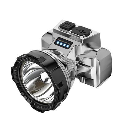 New Headlamp Led Outdoor Lighting Smooth Cup Major Headlamp Usb Rechargeable Head-Mounted Outdoor Night Fishing Lighting