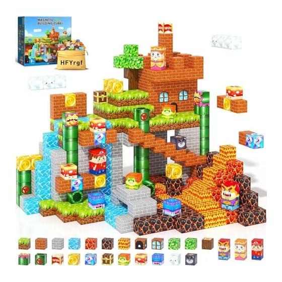 Magnetic Blocks, Most Adventure Themed Building Blocks Set, Magnetic Puzzle, Magnetic Toy, Educational Toy, For Elementary School Students and