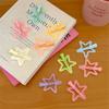 High Quality Colorful Star BB Hair Clips Women Grils Kids Cute Side Barrettes Hair Grip Star Hairpin