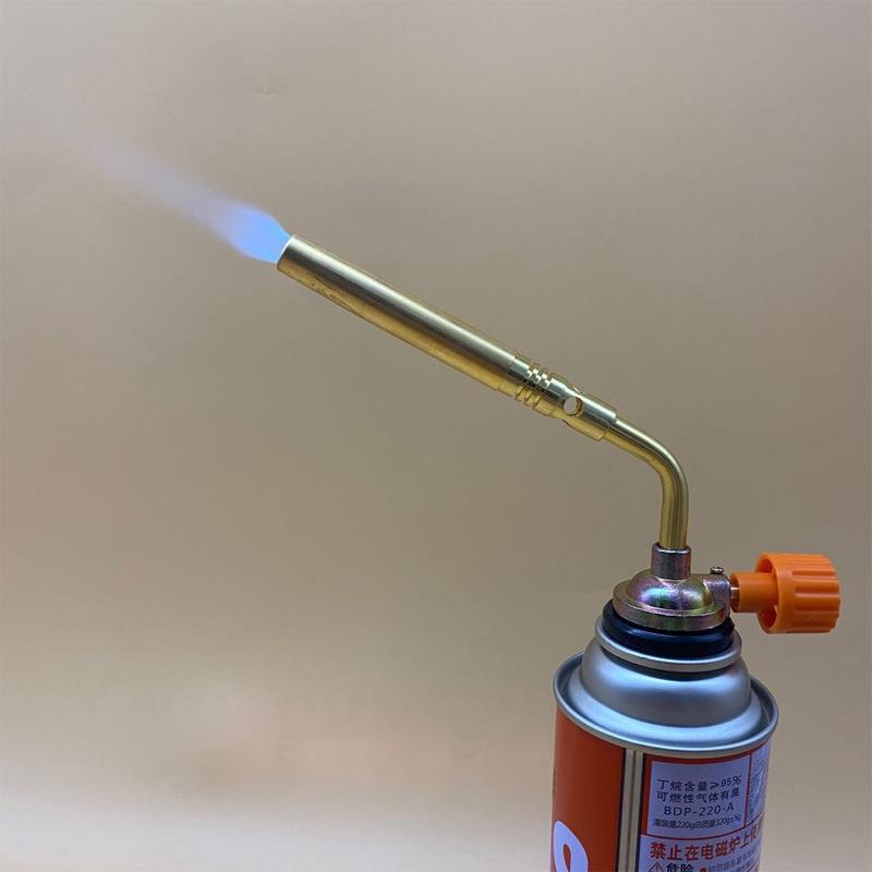 Butane Burner Welding Gas Torch Flame Gun Brazing Flamethrower Outdoor Camping Bbq Portable Soldering Heat Gun
