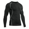 Men's Outdoor Pro Basketball Compression Tights & Quick-Drying Long-Sleeve Sports Shirt