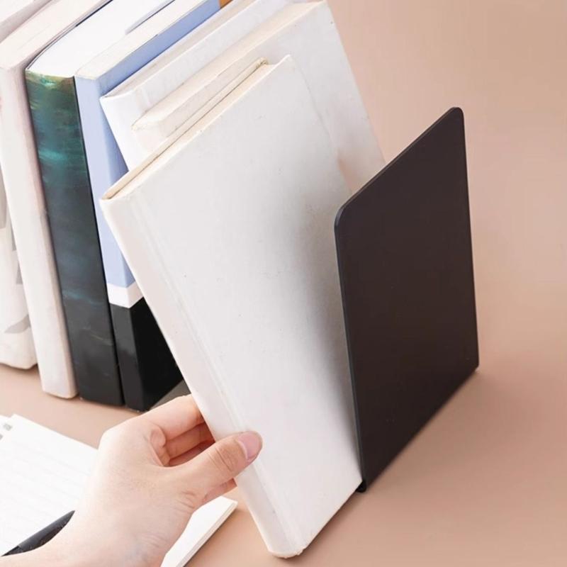 1 Piece Multifunctional Book End Book Stoppers Desk Bookshelf Practical Book Holders Shelf Decorative Bookends Book Support Rack