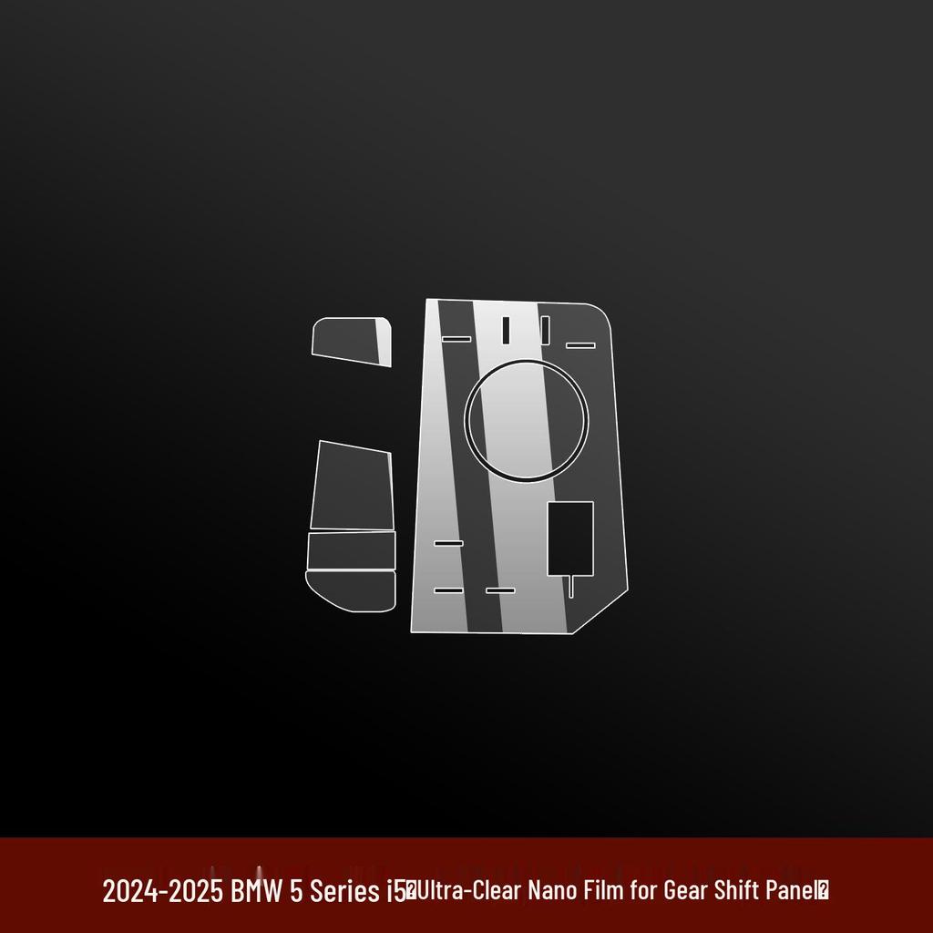 Compatible with 25 BMW 5 Series i5 models: 530Li tempered central screen film & 535Li interior protection.
