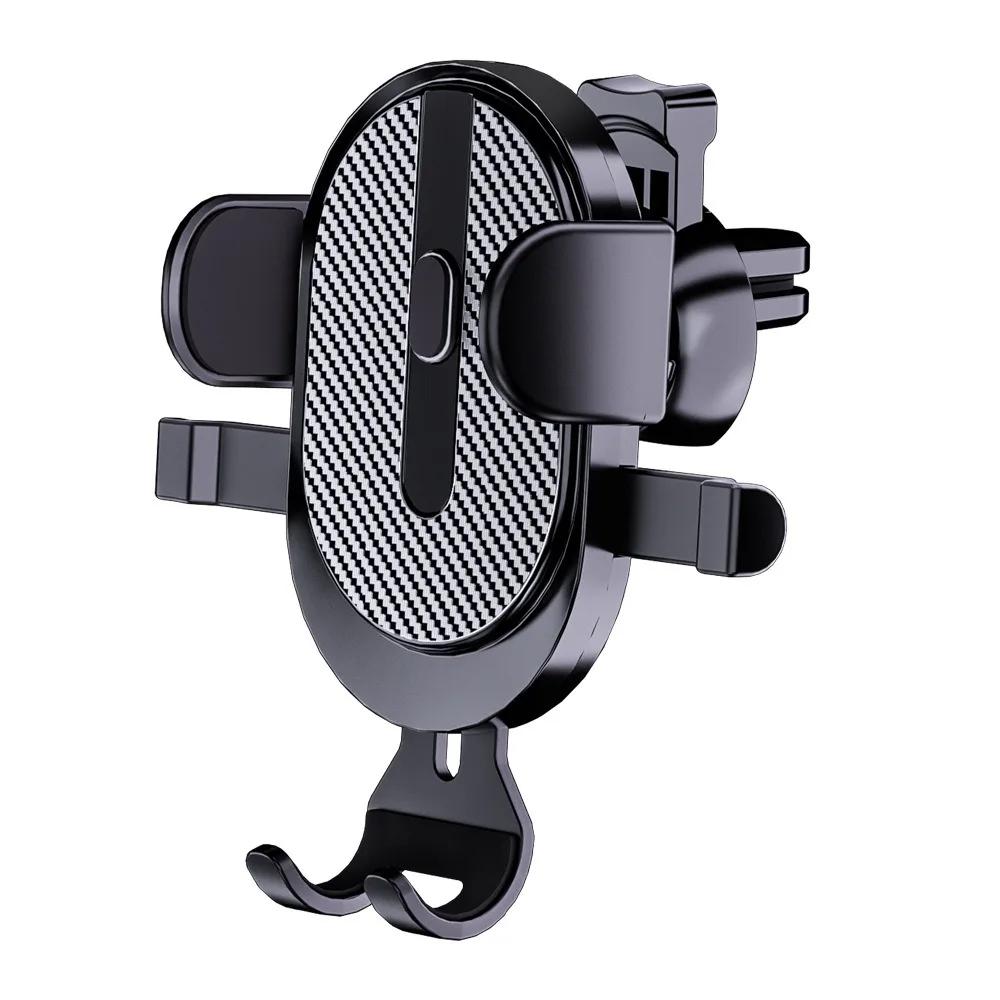 

Car Phone Holder Suction Cup and Air Vent Dual-purpose Stand Auto Locking Universal Phone Holder with Hook Clip for Car Air Vent