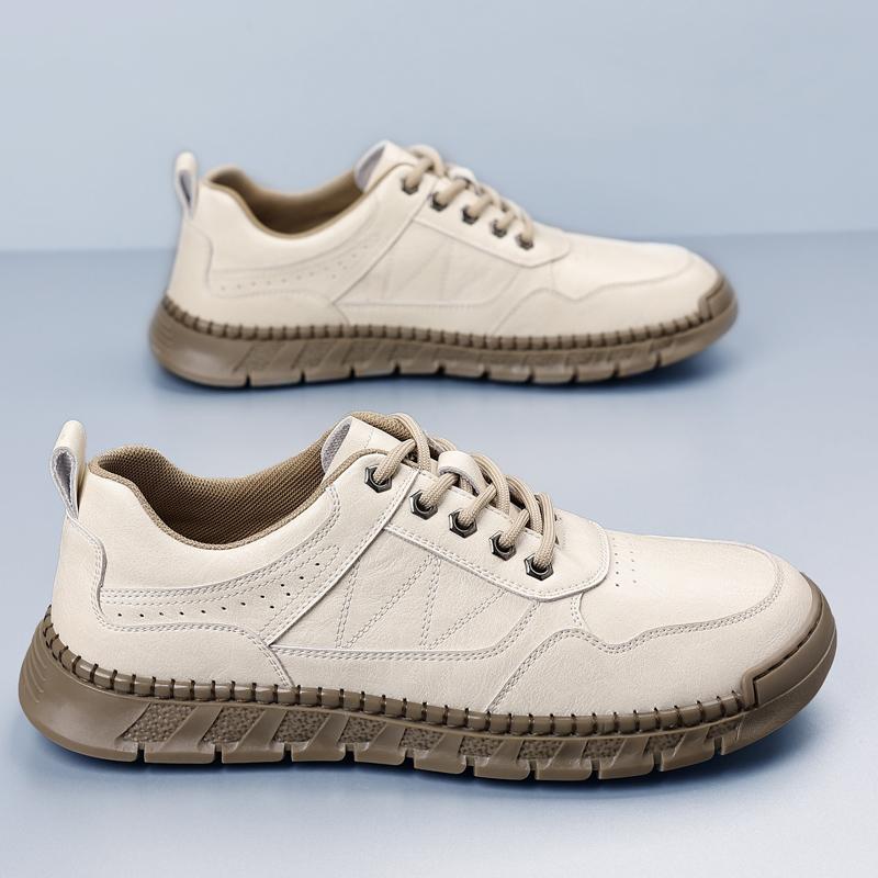 

Мода Мода Шнуровка Мужская Повседневная Обувь Легкая Кожаная Мужская Трекинговая Обувь Обувь для Скейтборда Кроссовки для Занятий Спортом на Открытом Воздухе Кроссовки для Хайкинга 38 белый