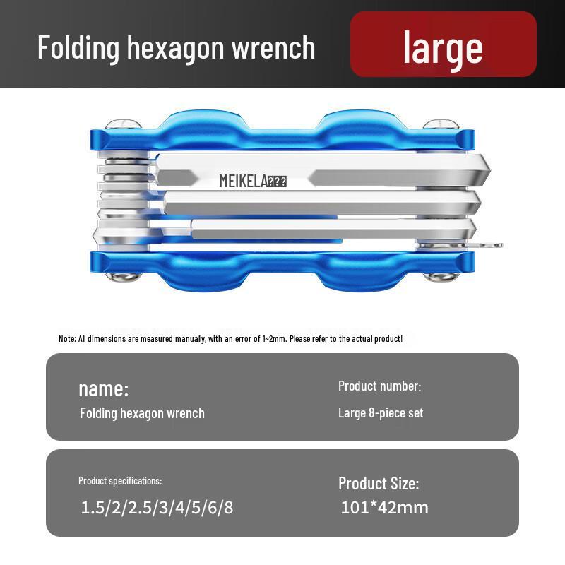 Multi-functional Folding Hex & Torx Wrench Set