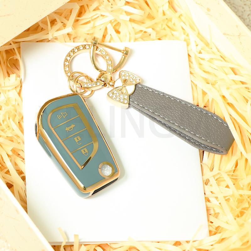 2/3/4 Buttons for Toyota Auris Corolla Reiz Avensis Verso Yaris Aygo Rav4 Scion TC IM TPU Car Key Case Cover Remote Shell Fob