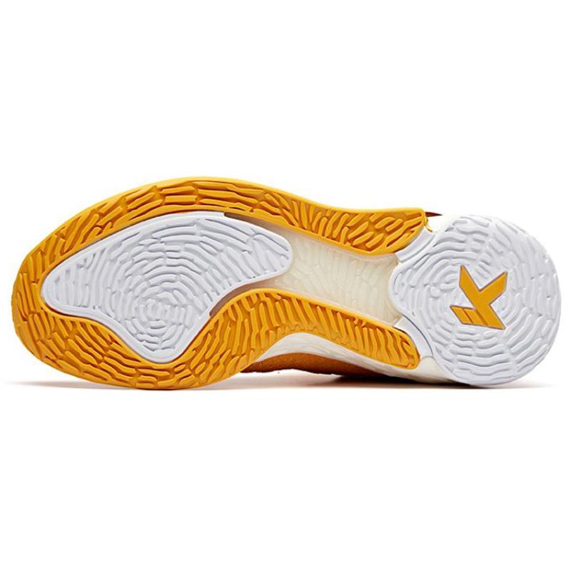Anta KT4 Basketball Shoes Men's High Top Ginger Yellow/White Sneakers 11911101-8