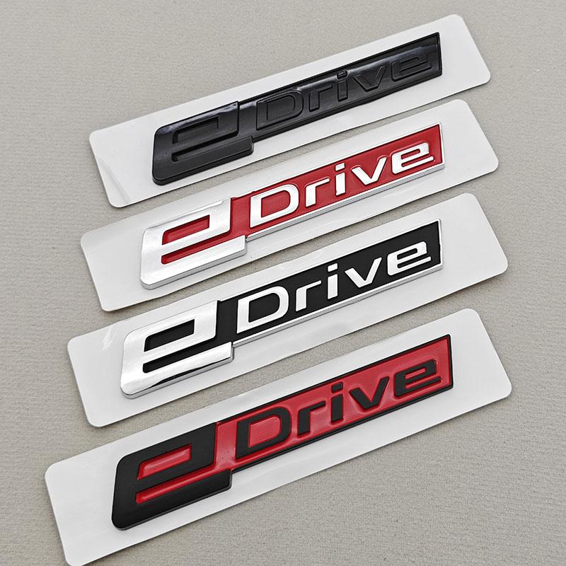 3D ABS Car Sticker eDrive Badge for BMW 330e 320e 530e 520e 340e 535e 325e I4 I5 I7 X3 X5 Rear Trunk Emblem Sticker Accessories Uq2