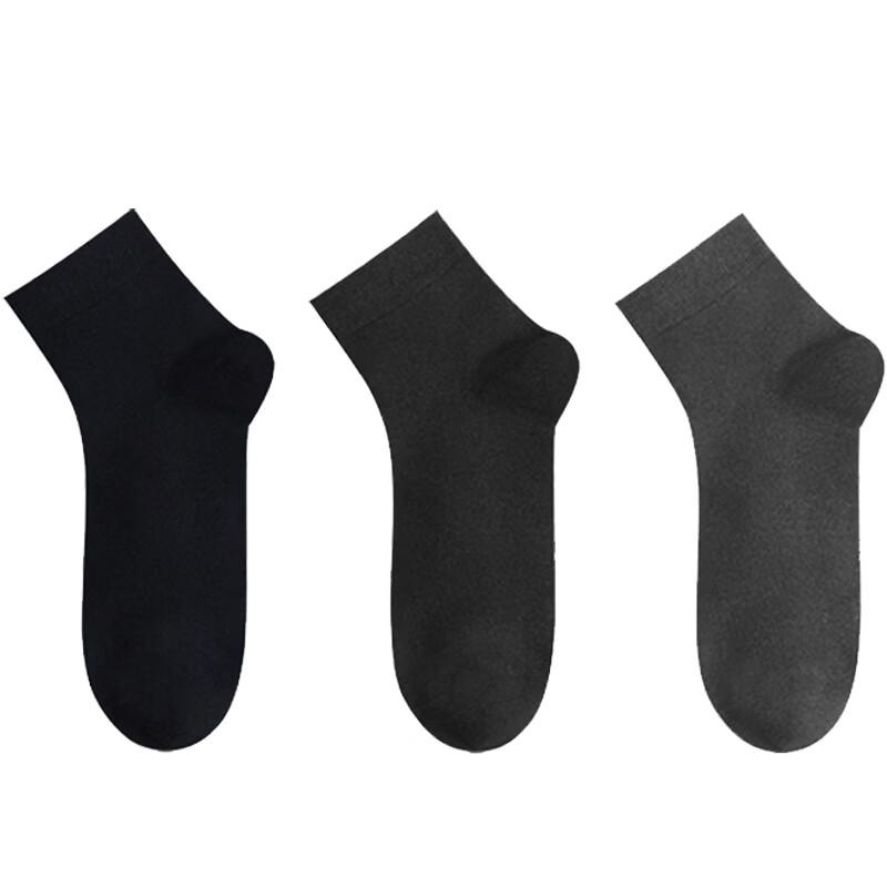 LangSha Men s Pure Cotton Mid-Calf Business Sport Socks One Size