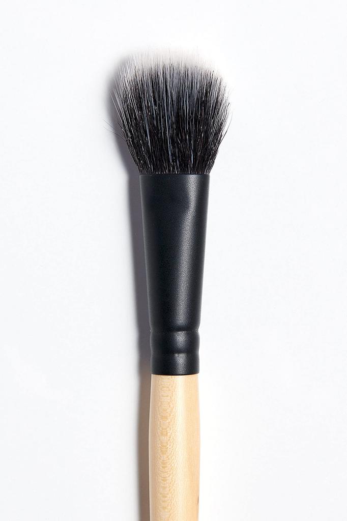 SAKURA FUDE 212 Pensulă pentru obraji cu cremă iluminatoare Pensulă de machiaj domestică Supervizată de make-up artist Efect antibacterian al Ag Pensulă autentică Kumano