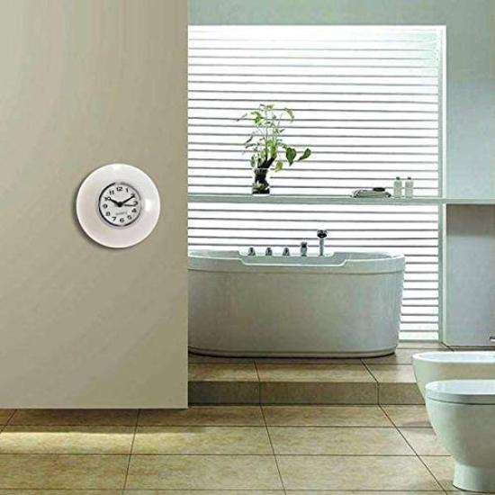 Bathroom Clock, Shower Clock, Waterproof Clock, Suction Cup Mount, Silent, Wall Clock, Shower Clock, Wall-Mounted Clock, Table Clock, for Bathroom,