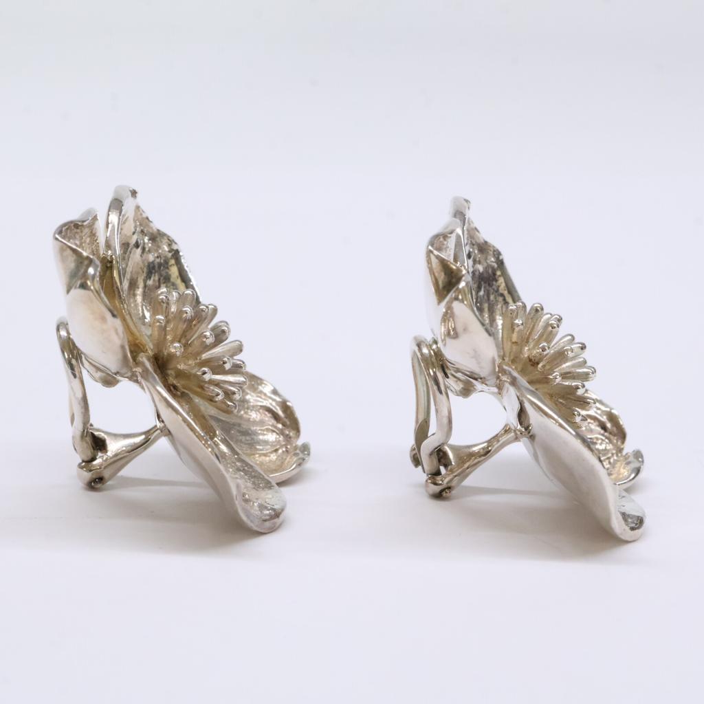 TIFFANY&Co. SV925 Dogwood Clip Earring SilverUsed