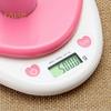 Mini Scale Minimalistic Stylish Large Screen Display Practical Rice Grains Digital Kitchen Heart-shaped Scale for Laboratory
