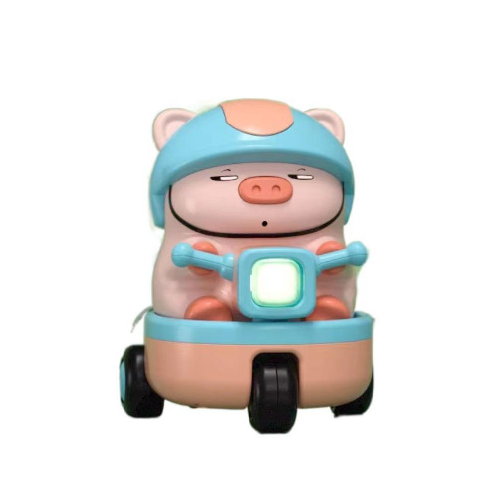 Sound And Light Animal Piggy Electric Car Toy Plastic Children Fun Motorcycle  Birthday Gift