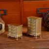 1/12 Puppenhaus Miniatur Nachttisch Schubladen Aufbewahrungsschrank Puppenhausmöbel Dekor Spielzeug Mikroszene Konstruktionsrequisiten