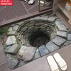Illusion Doormat Deep Well Print Rug Non-slip Floor Mat for Entrance Living Room Bedroom Home Decor Carpet