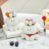 Cartoon Puppy Fruit Fork Colored Ball Stainless Steel Cute Dessert Fruit Fork Set Household Tableware Dinner Fork Kitchen Tools