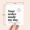 50 Pcs Thank You Cards for Small Business, Thank You Notes for Supporting My Small Business Cards.