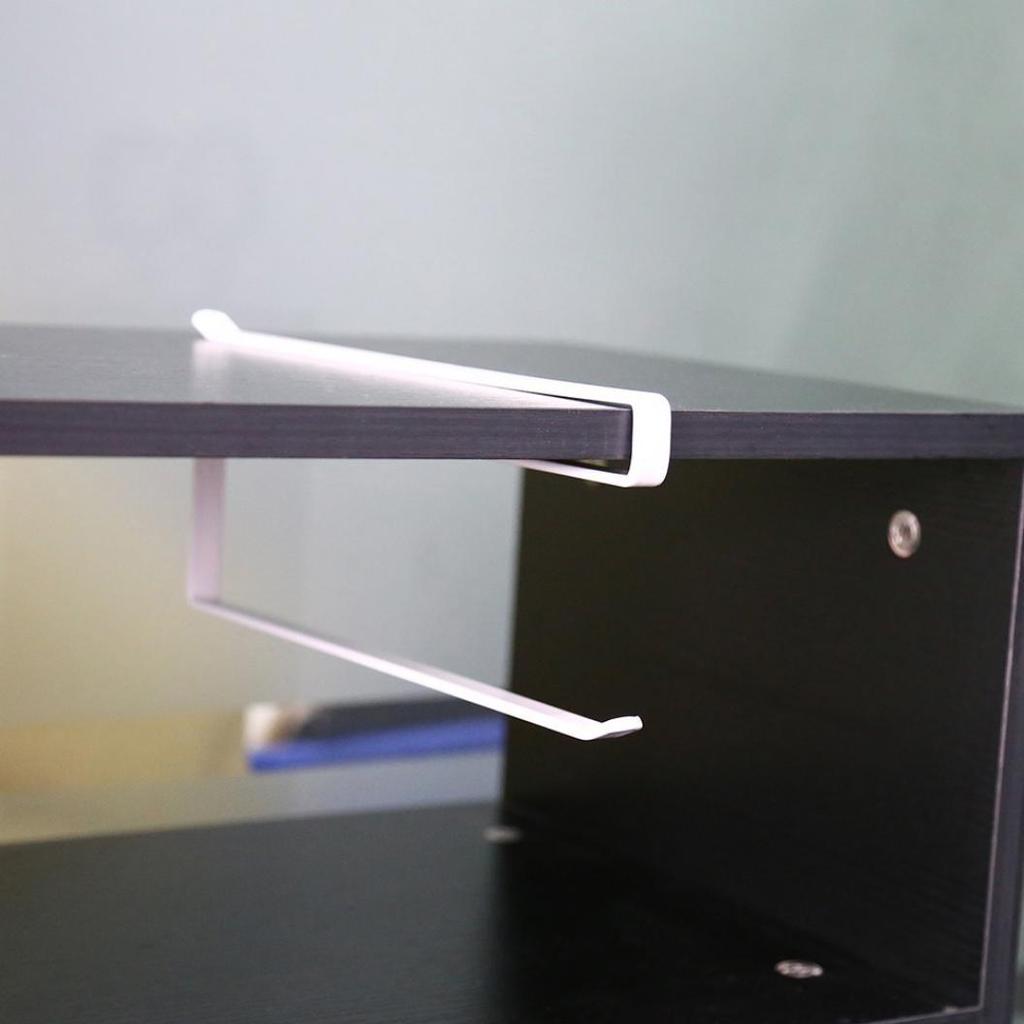 Kitchen Paper Towel Hanger Holder Under Cabinet Roll Rack Space Save Organizer