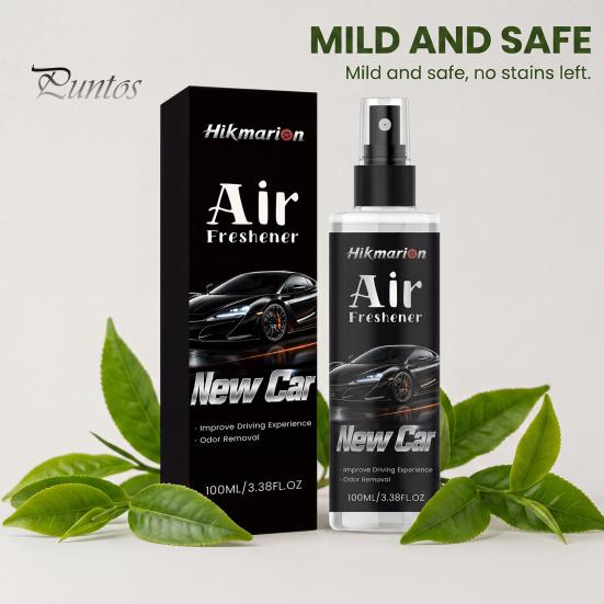 Automotive Air Purifier Car Freshener Spray, New Scent Odor Eliminator for Smoke Long-lasting Food Pet, 100ml Fresh Fragrance Vehicle Interior,