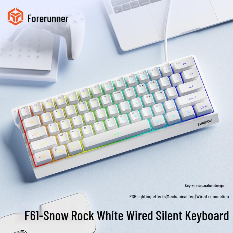 Qianxingzhe F61/F68 Portable Bluetooth Mechanical-Feel Wireless Keyboard