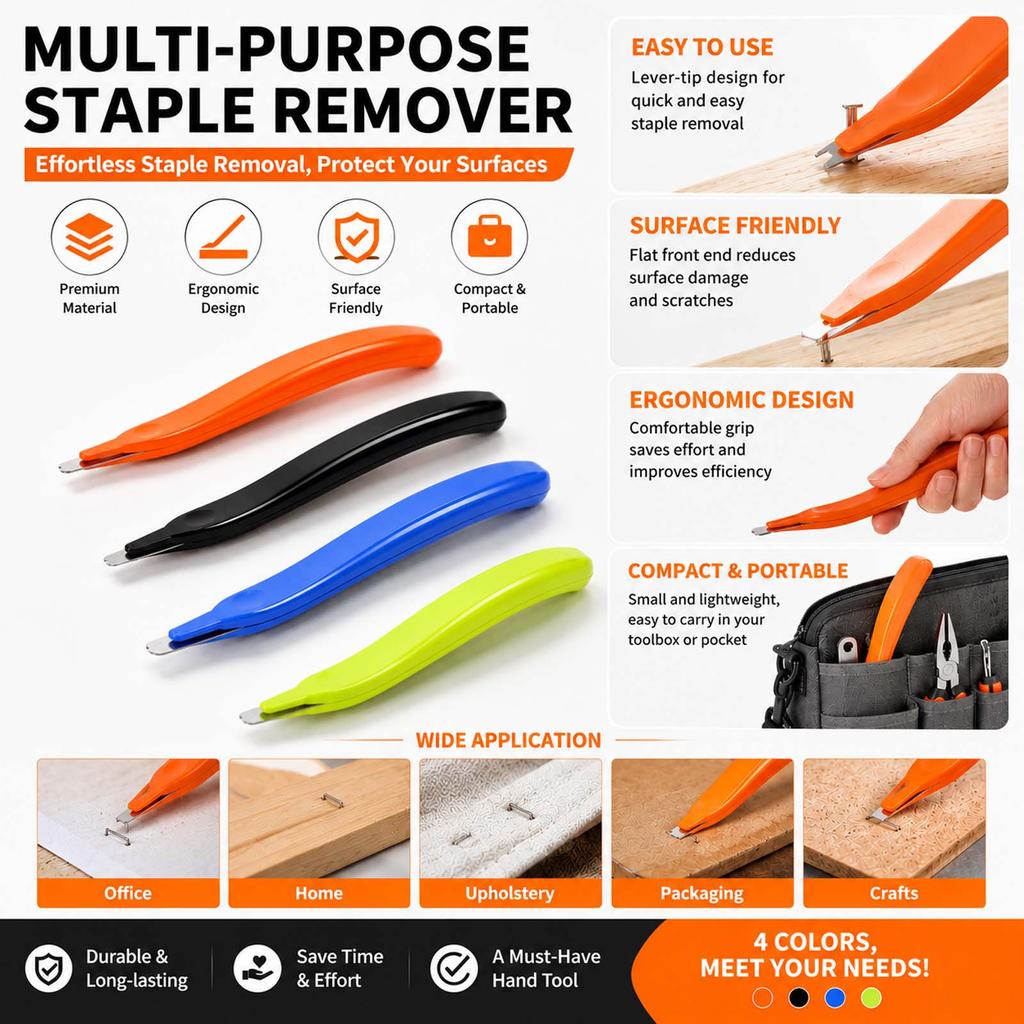 Pen Staple Remover for - Staple Puller and Stapler Remover Tool