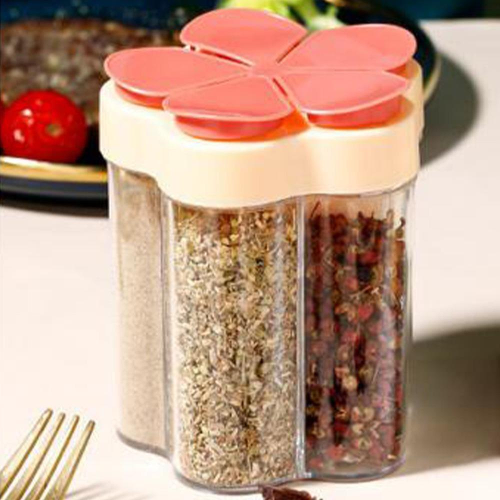 450ml Travel Spice Containers PP Condiment Jars Portable Salt And Pepper Shaker For Restaurant