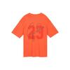 Drop Shoulder Sleeve T Shirt Women's Orange DM3245-869
