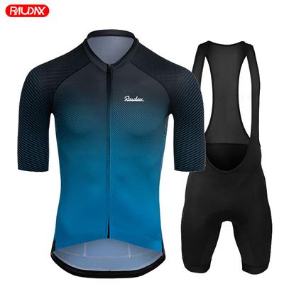 2025 Men's Cycling Clothes Summer Short Sleeve Cycling Kits Breathable Mountain Bike Clothes Racing Road Cycling Jersey Sets