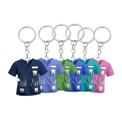 Decorazione Auto a Tema Carriera Medica Ciondolo a Doppia Texture Visibilità Guida Sicura Accessorio Sospeso Regolabile 30cm