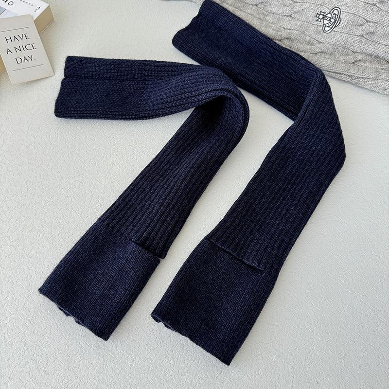 Long Socks For Women Stirrupped Leg Warmers Autumn Winter Over Knee Boot Cuffs Girl Knitted Over-the-calf Leggings Socks