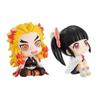 Anime Demon Slayer Kimetsu No Yaiba Q-Version Figur/Plüschtier von Tanjiro Nezuko und Zenitsu als Auto-Armaturenbrett-Ornament/Schreibtisch-Dekoration für Geschenke