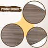 Round Tablecloth Table Cover Decorative Oilproof Wipe Clean Elegant with Elastic Band
