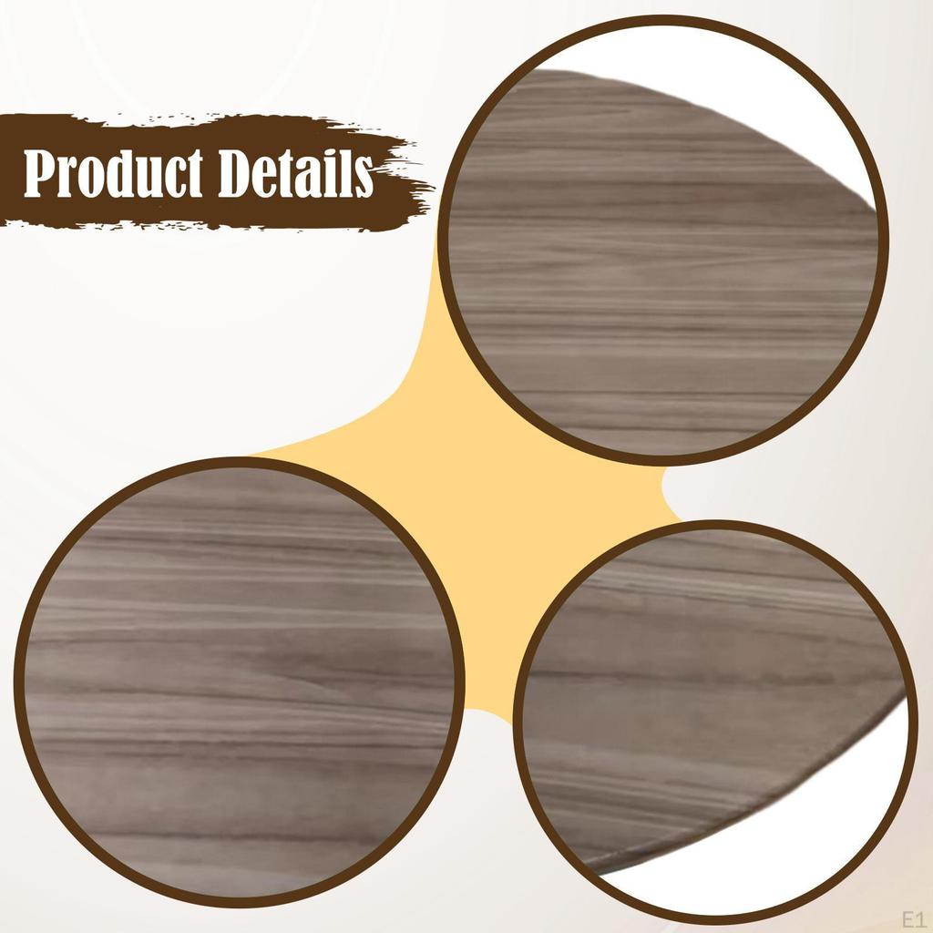 Round Tablecloth Table Cover Decorative Oilproof Wipe Clean Elegant with Elastic Band