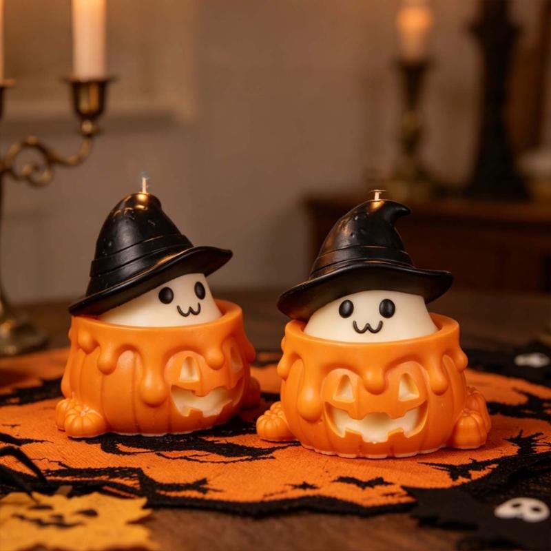 Soft Release Silicone Candle Making Form for Seasonal Character Cup Projects, Single Cavity Tool for DIY Pouring, Display Styling