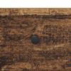 Nightstand with Drawers Rustic Wood Look 40 X 42 X 56 Cm Engineered Wood