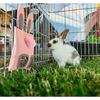 Rabbit Hay Feeder Hanging Guinea Pig Hay Feeder Bag for Cage Rabbit Cage Accessories Small Pets Hay Dispenser Storage