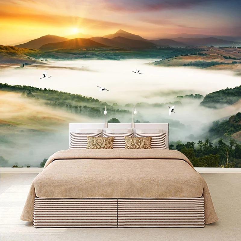 3d Nature Wallpaper Forest Landscape Fresco Living Room Bedroom Sofa Background Wall Mural Home Decor