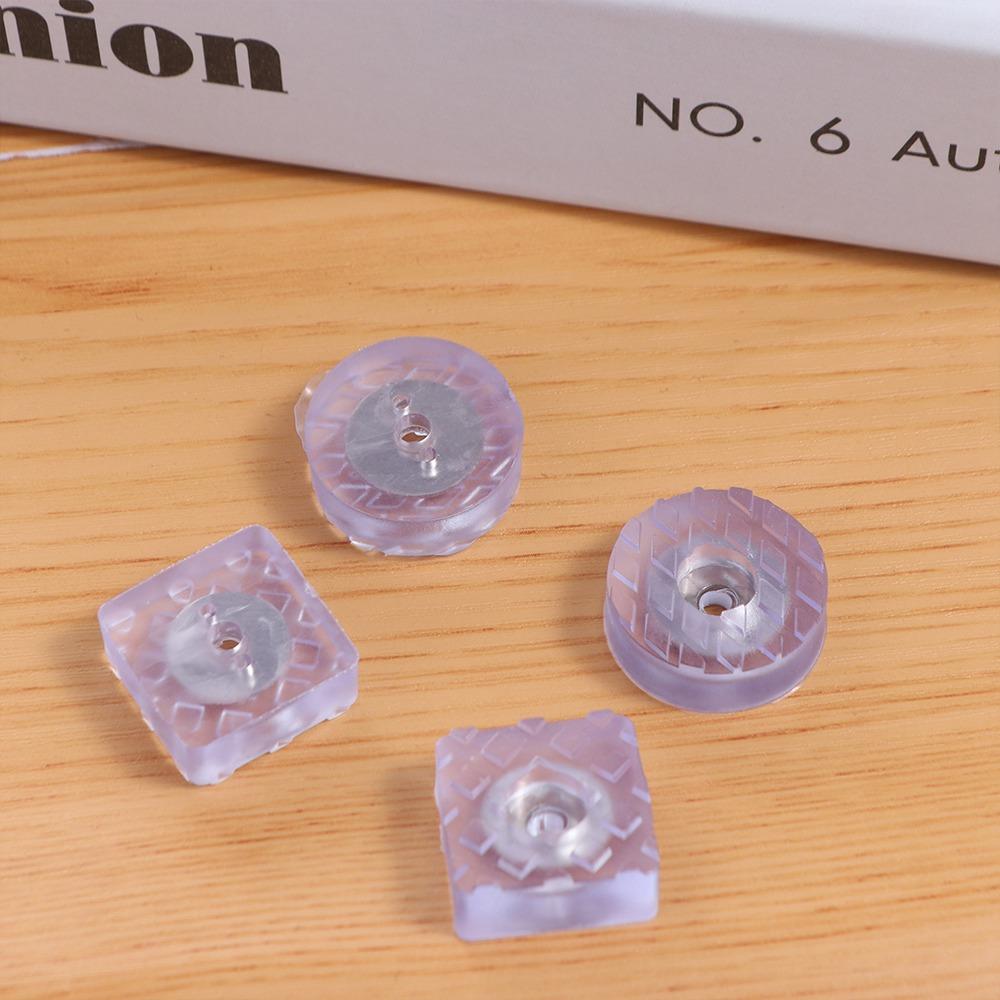 Rubber 10pcs Cabinet Chair Leg Bedside Anti-slip Pad Furniture Leg Pad Floor Protector Protection Cover Table Feet Pad
