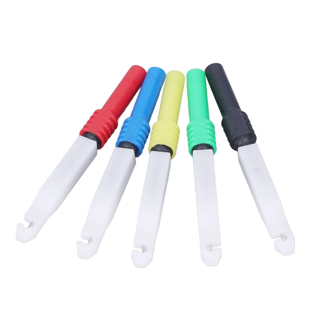 5PCS Set 0.7mm Mini Teststifte Multimeter Messspitzen Drahtdurchstechnadeln mit Hülle J.30009