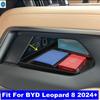 Car Central Control Wireless Charging Silicone Pad Central Storage Dustproof Mat Auto Acccessories For BYD Leopard 8 2024 2025