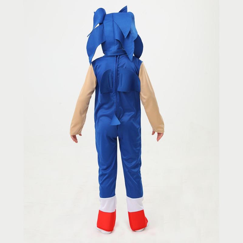 Sonic Cartoon Sonic Kid Game Dress Up Stage Show Performance Costumes