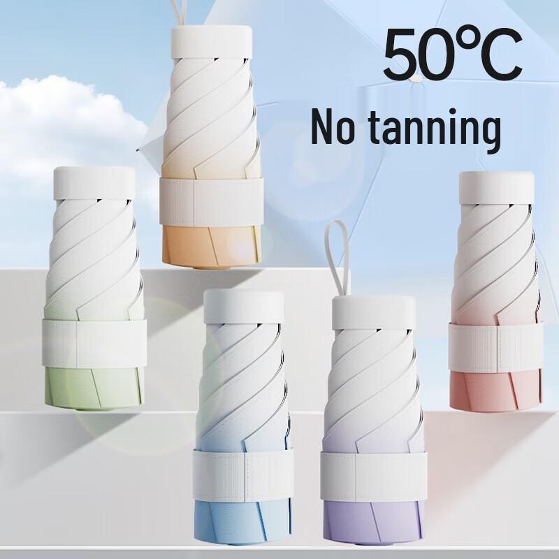 Red Leaf 5-Fold Gradient UV Sun Umbrella