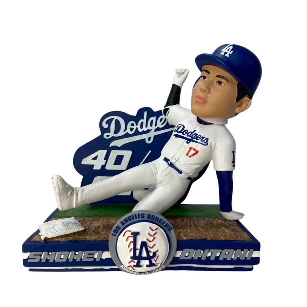 [Limited to 2024 pieces worldwide] Shohei Ohtani Bobblehead, Official MLB FOCO Merchandise, 40-40 Club Sliding Figure, Dodgers Bubble Head