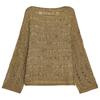 Zaprha 2025 Autumn New Casual and Comfortable Lace Collar Long Sleeve Over Fit Knit 3646101
