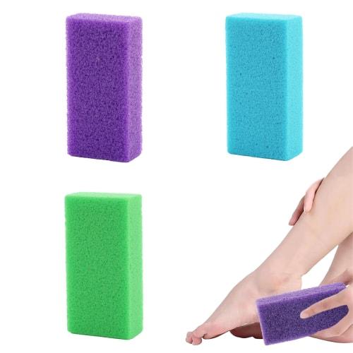 RICISUNG Natural Pumice Stone for Foot Care (Set of 3) - Callus Remover, Pumice Stone, Heel File, Heel Callus Remover, Exfoliating Foot Care Tool for