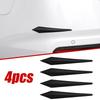 4pcs Car Body Protector Sticker Car Mirror Protection Strip Car Door Anti-collision Strip Sticker Auto Exterior Accessories