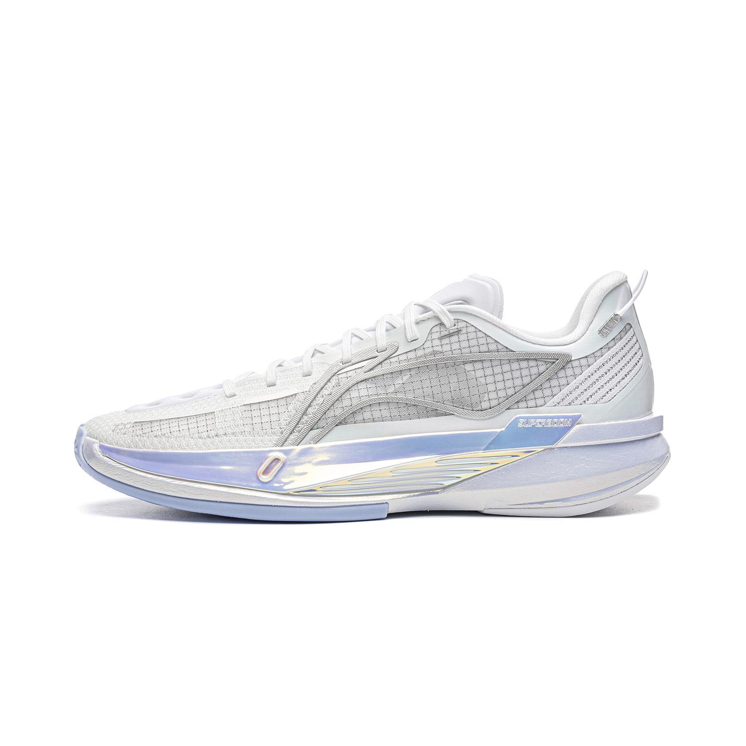 Li-Ning Men's White Li Ning Ultralight Basketball Shoes Sneaker Standard- Abaw005-2 Cm